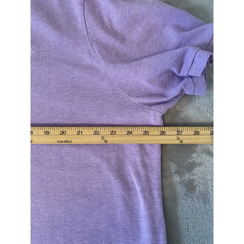 Polo Ralph Lauren Polo Shirt Men XXL Purple Classic Fit Pique Short Sleeve Pony‎